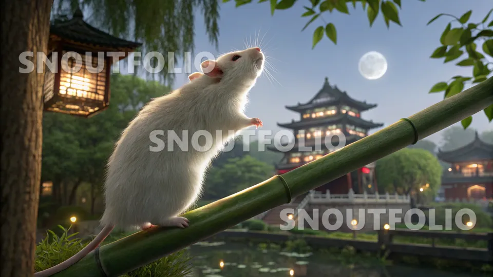 Faithful Portrait of the Pearl Chinese Hamster