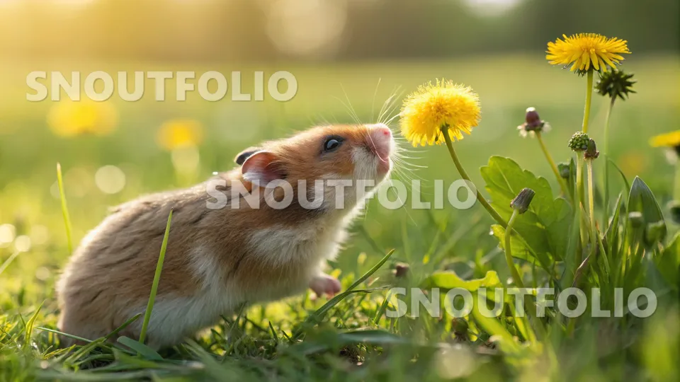 Gentle Aura of the Cinnamon Dwarf Hamster