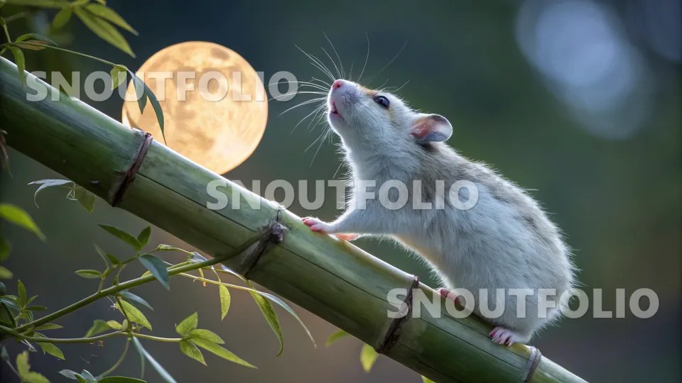 Playful Wanderer of the Opal Chinese Hamster