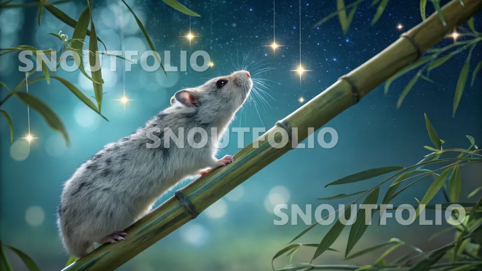 Cheerful Sight of the Starlight Chinese Hamster