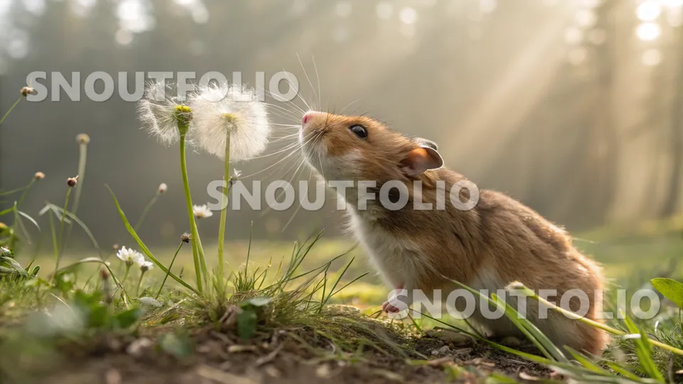 Silent Charm of the Sienna Campbell’s Hamster