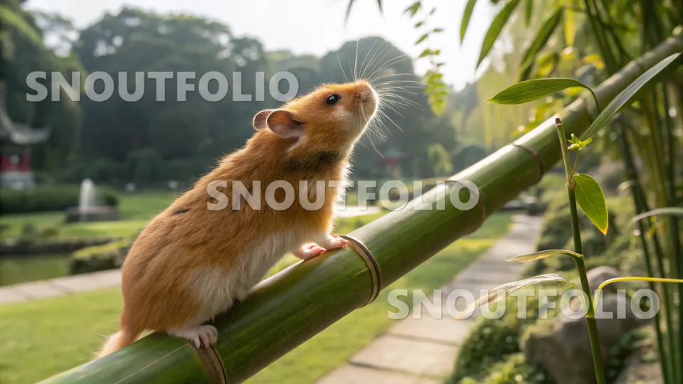 Loyal Spark of the Amber Chinese Hamster