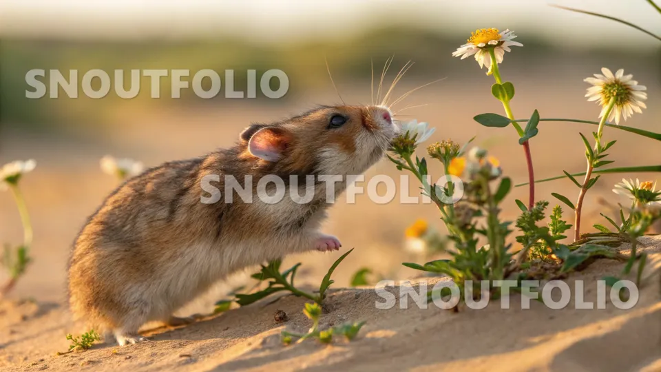 Calm Sight of the Velvet Paws Hamster