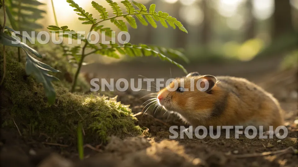 Radiant Presence of the Amber Dwarf Hamster