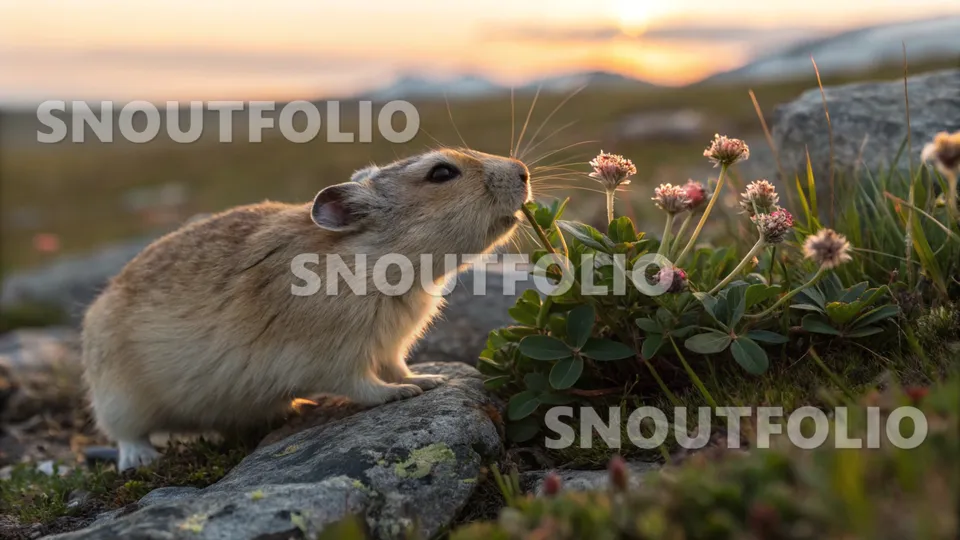 Charming Essence of the Cocoa Winter White Hamster