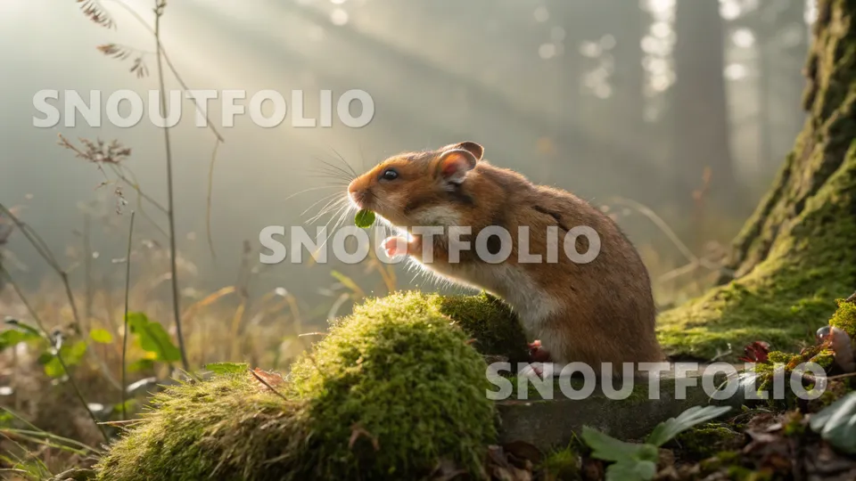 Faithful Silhouette of the Sienna Campbell’s Hamster