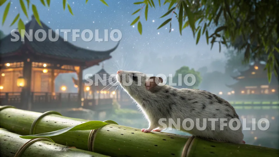 Golden Companion of the Starlight Chinese Hamster