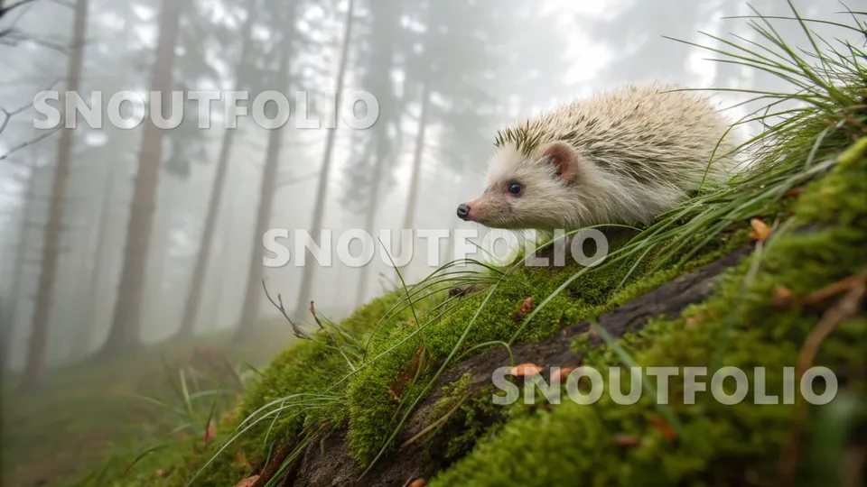 Playful Stride of the Hugh’s Hedgehog