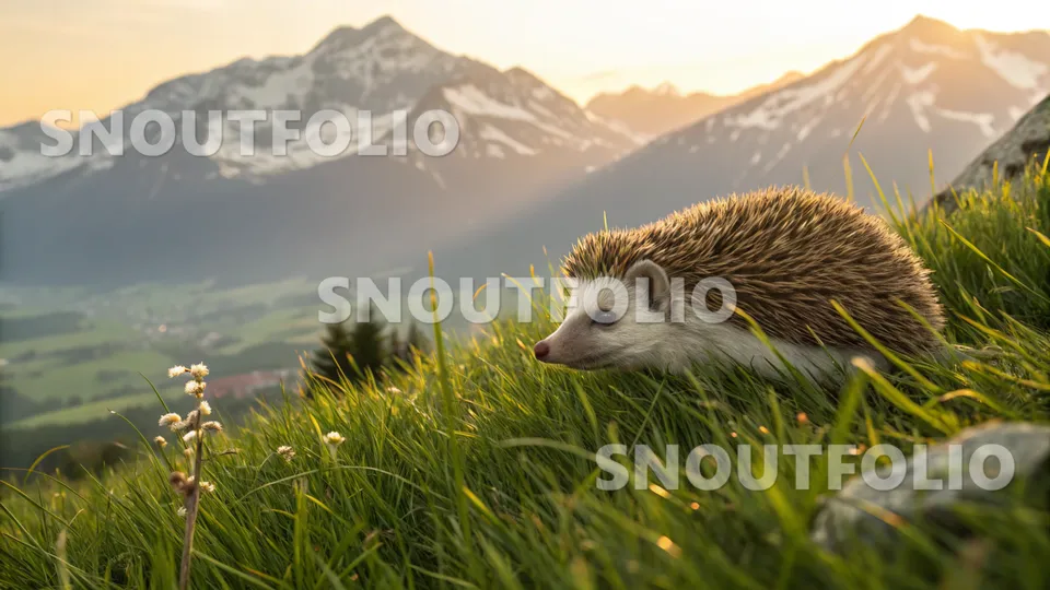 Lively Whimsy of the Southern White-breasted Hedgehog