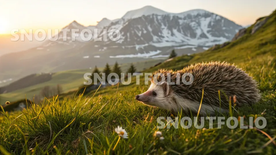 Quiet Flare of the Southern White-breasted Hedgehog