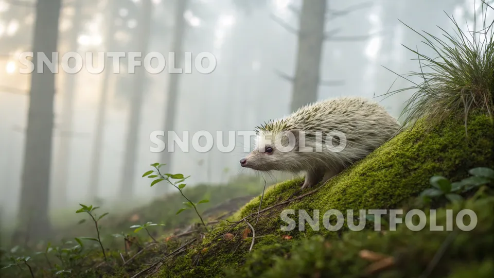 Golden Pose of the Hugh’s Hedgehog