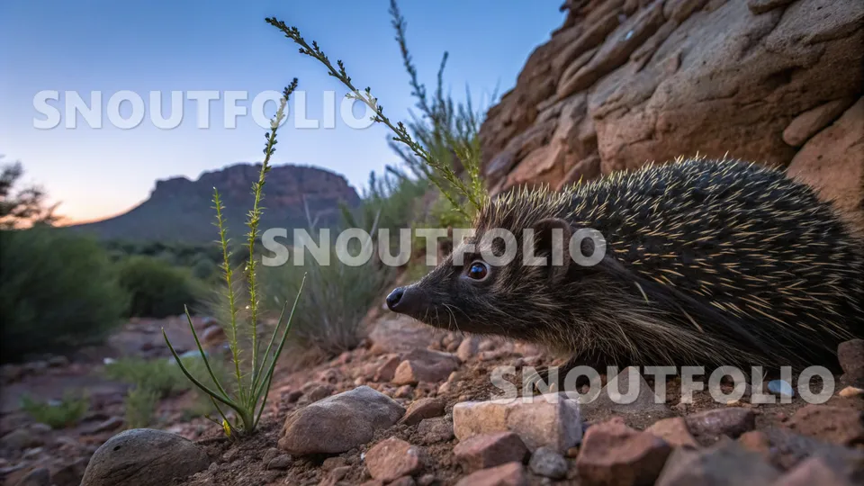 Noble Presence of the Brandt’s Hedgehog