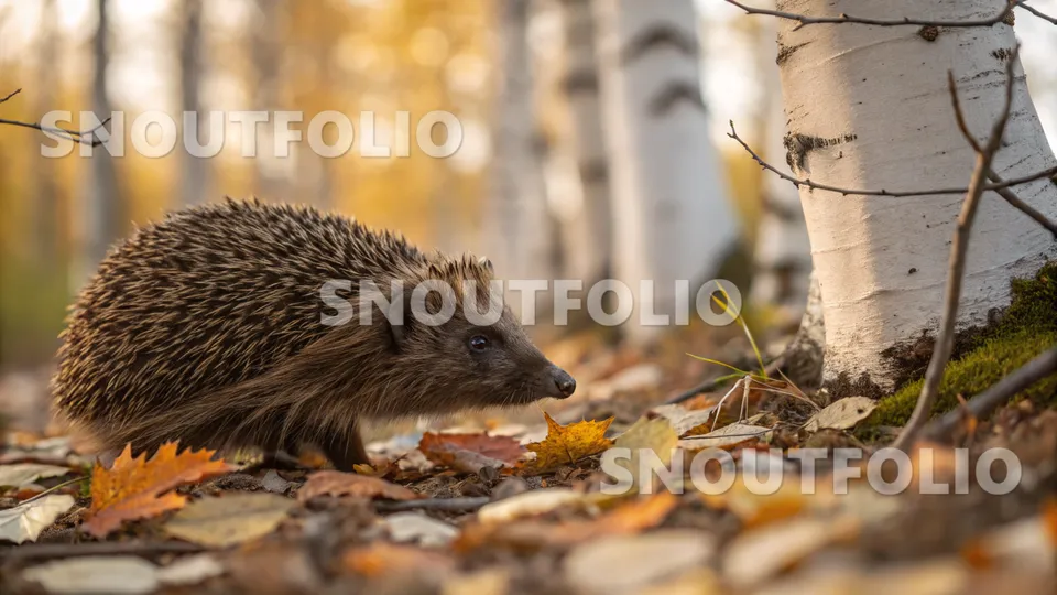 Majestic Spark of the European Hedgehog
