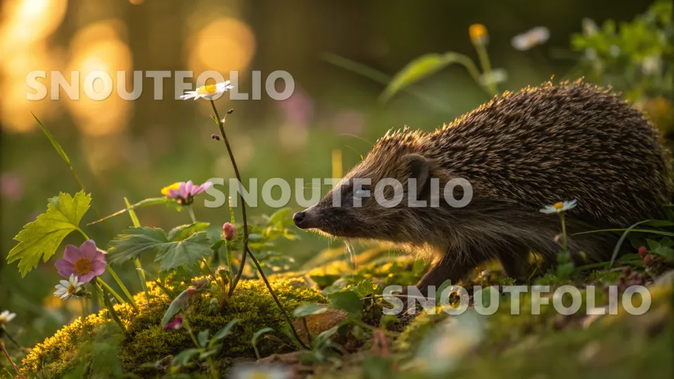 Faithful Glimpse of the European Hedgehog
