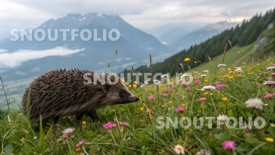 Cheerful Flare of the Indian Hedgehog