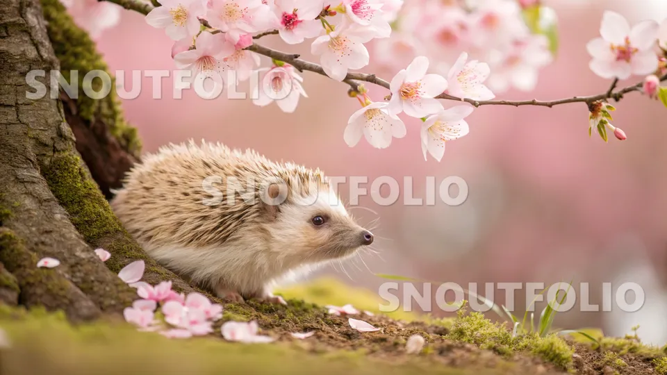 Noble Gaze of the Amur Hedgehog