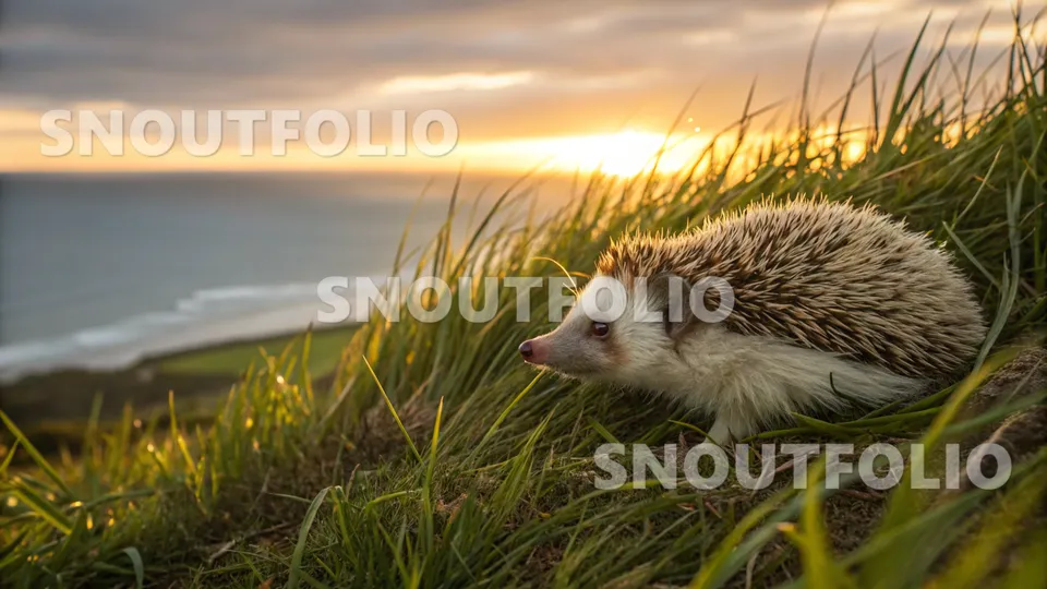 Curious Echo of the Southern White-breasted Hedgehog