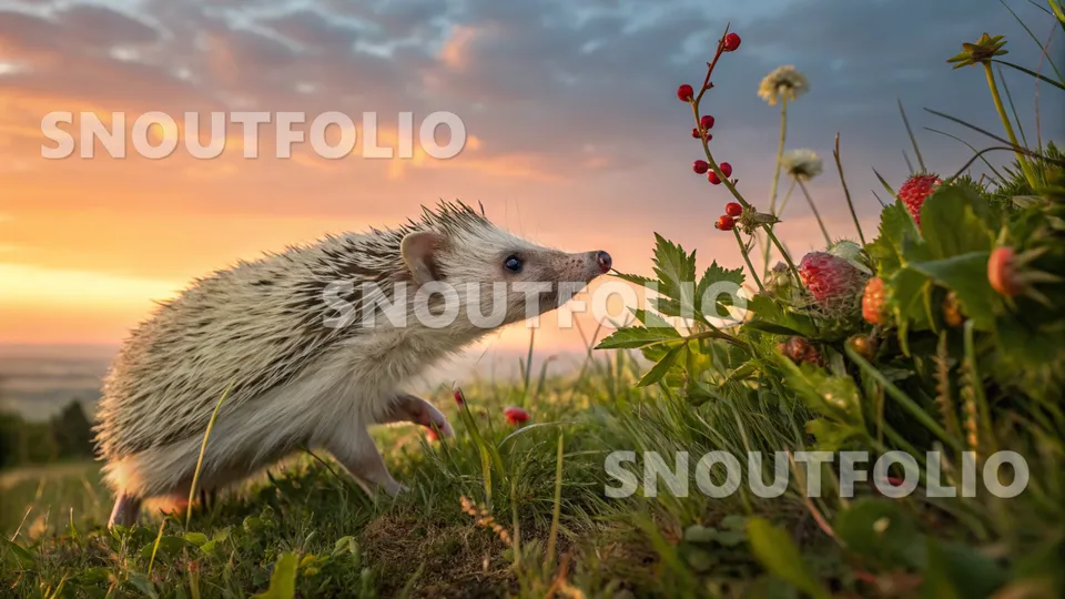 Serene Spirit of the Daurian Hedgehog