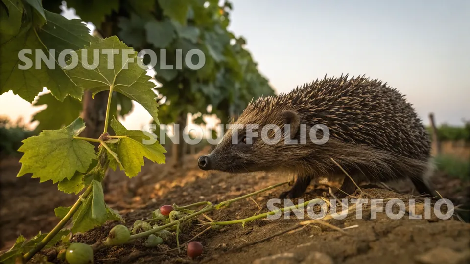 Graceful Essence of the European Hedgehog