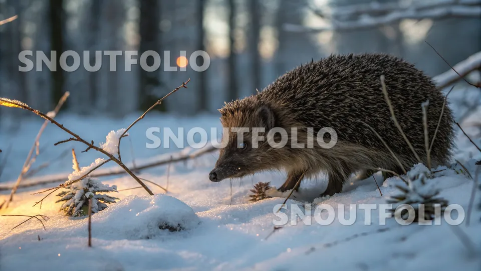 Silent Aura of the European Hedgehog