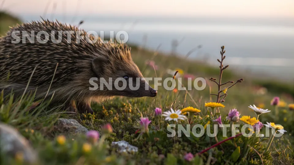 Cheerful Whiff of the European Hedgehog