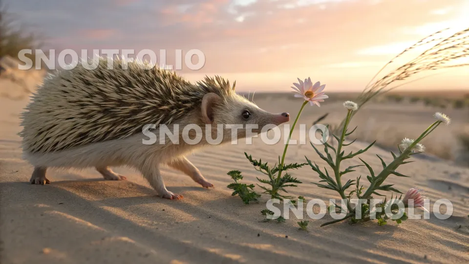 Wild Spirit of the Desert Hedgehog