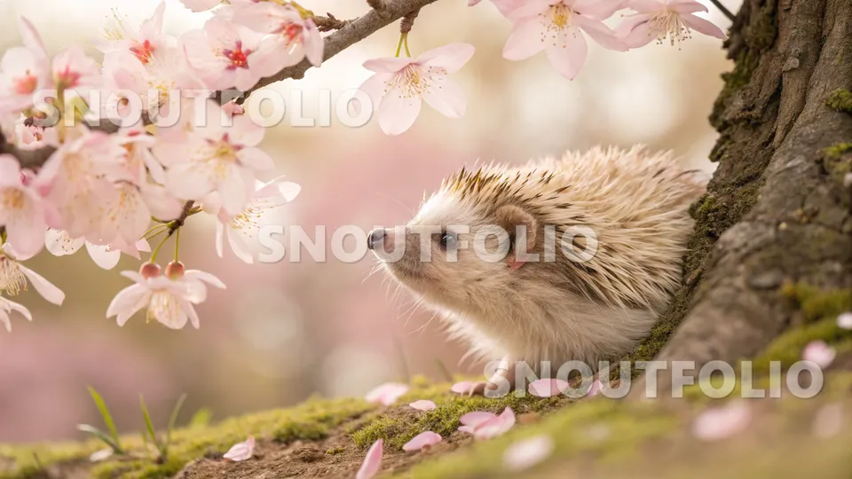 Curious Spark of the Amur Hedgehog