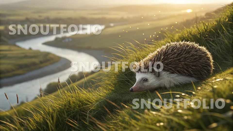 Golden Soul of the Southern White-breasted Hedgehog