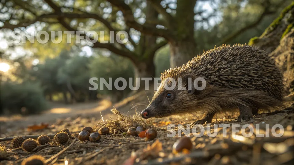 Gentle Whimsy of the European Hedgehog