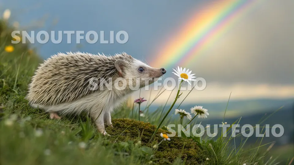 Majestic Wanderer of the Daurian Hedgehog