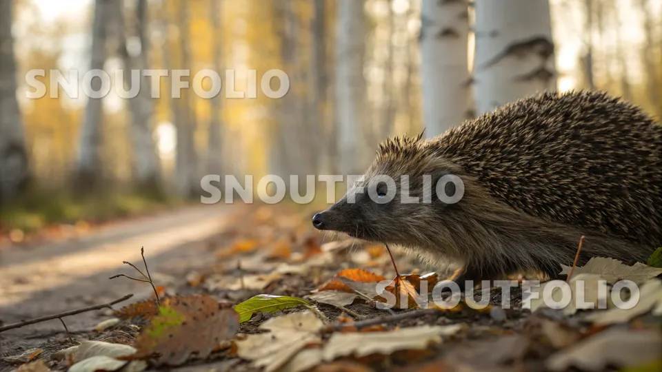 Serene Soul of the European Hedgehog