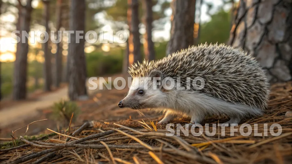 Playful Whimsy of the Southern White-breasted Hedgehog