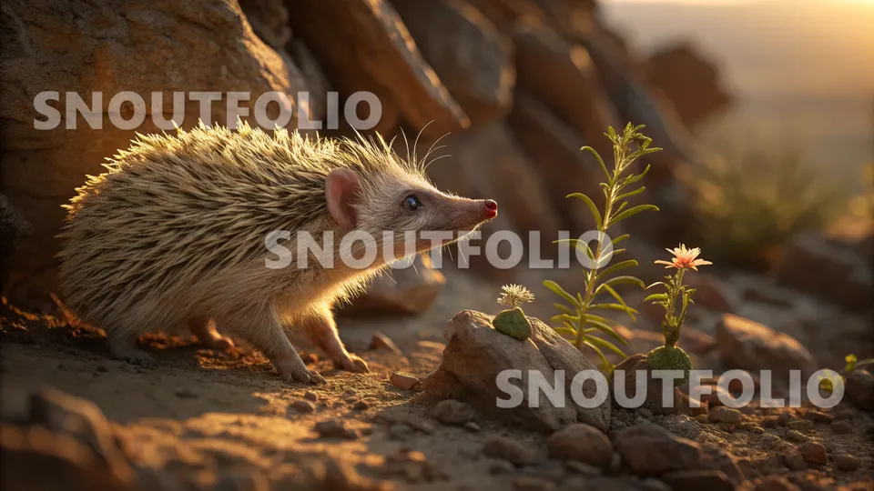 Graceful Spark of the Desert Hedgehog
