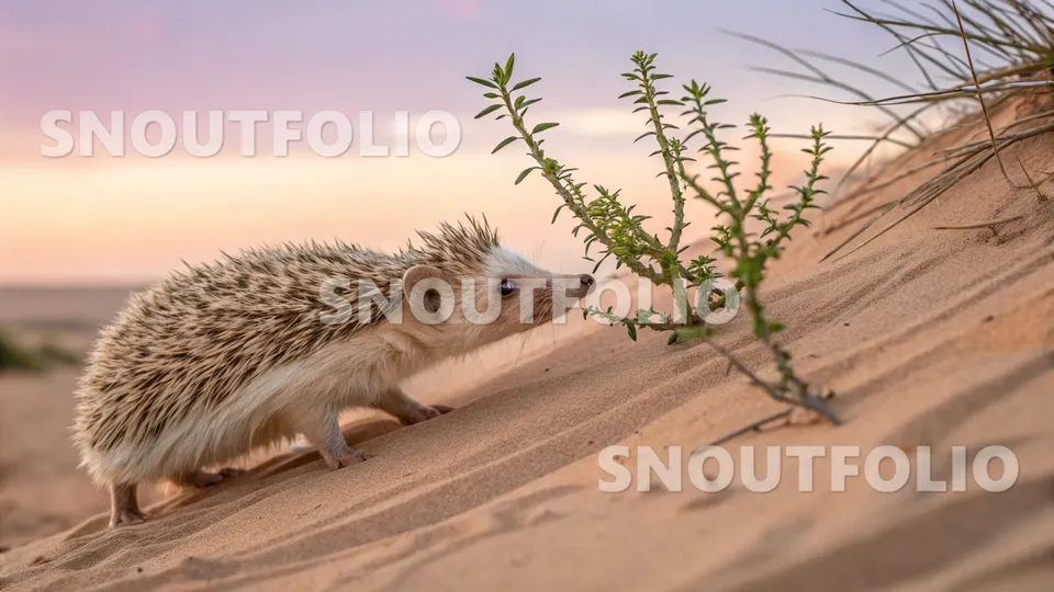 Calm Spirit of the Desert Hedgehog