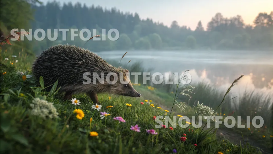 Quiet Wanderer of the Indian Hedgehog
