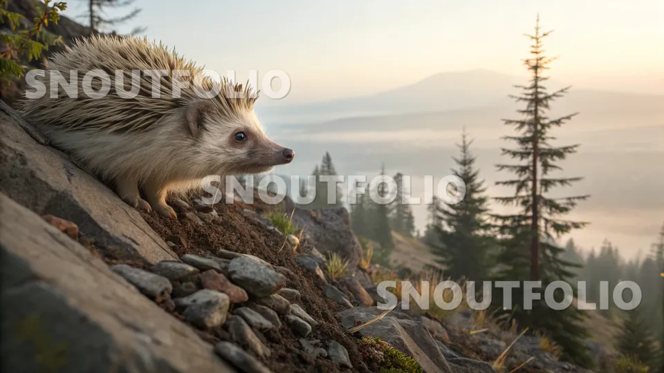 Charming Sight of the Amur Hedgehog