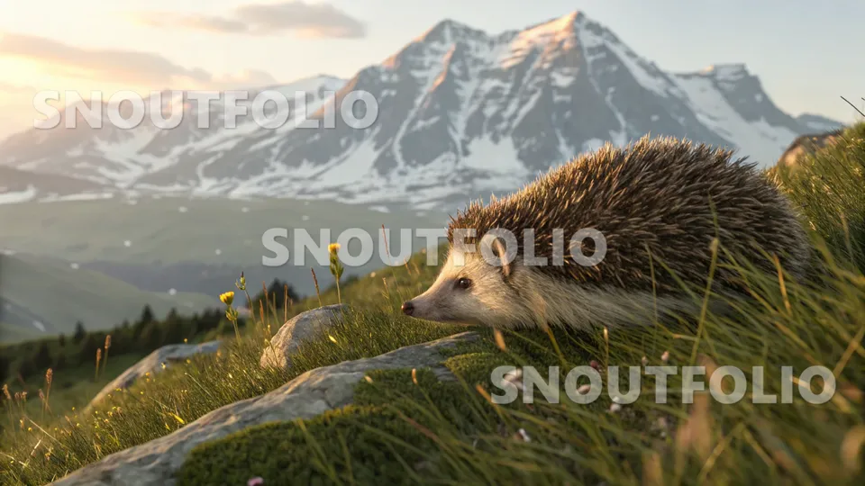 Faithful Presence of the Southern White-breasted Hedgehog