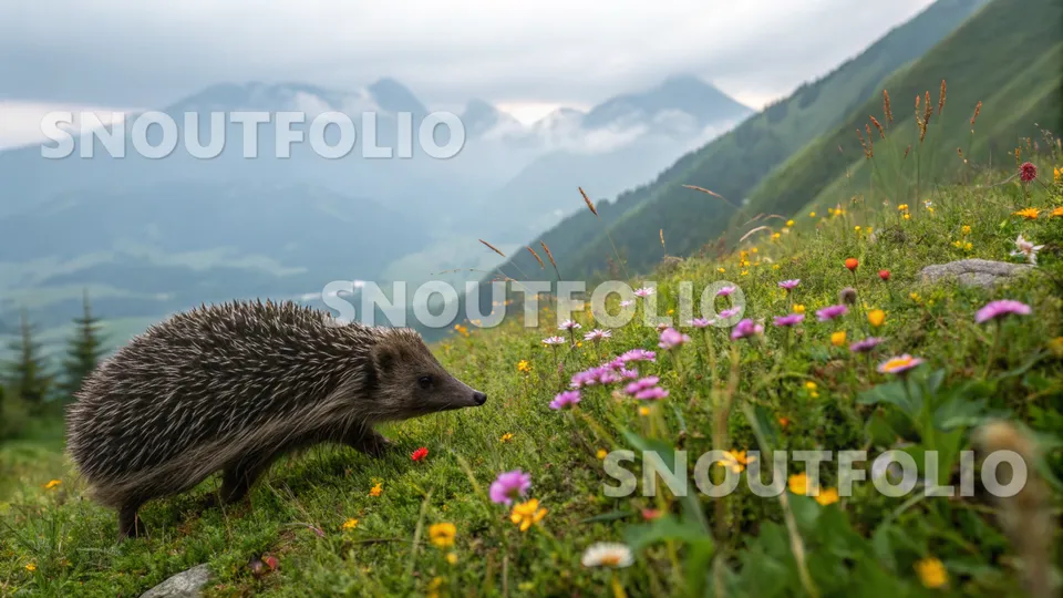 Vivid Glimpse of the Indian Hedgehog