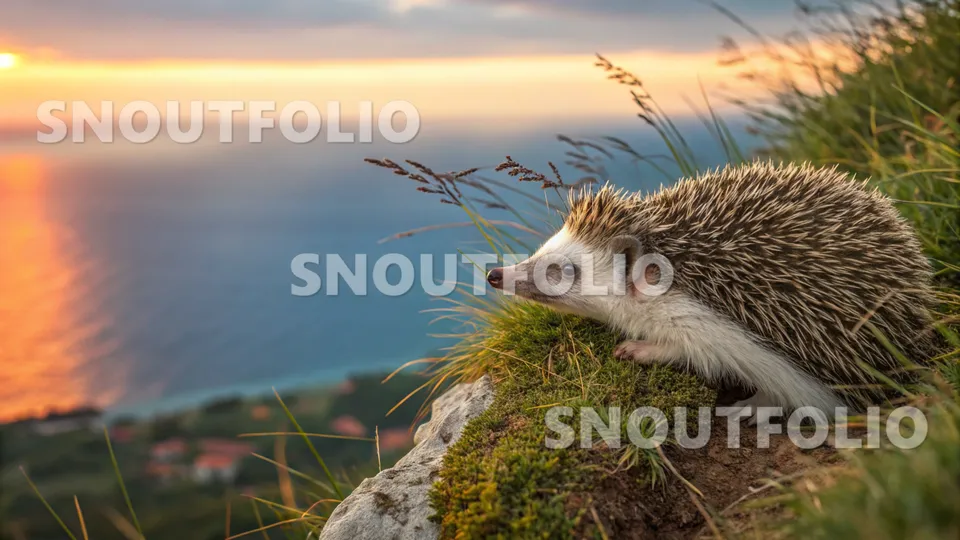 Wild Essence of the Southern White-breasted Hedgehog