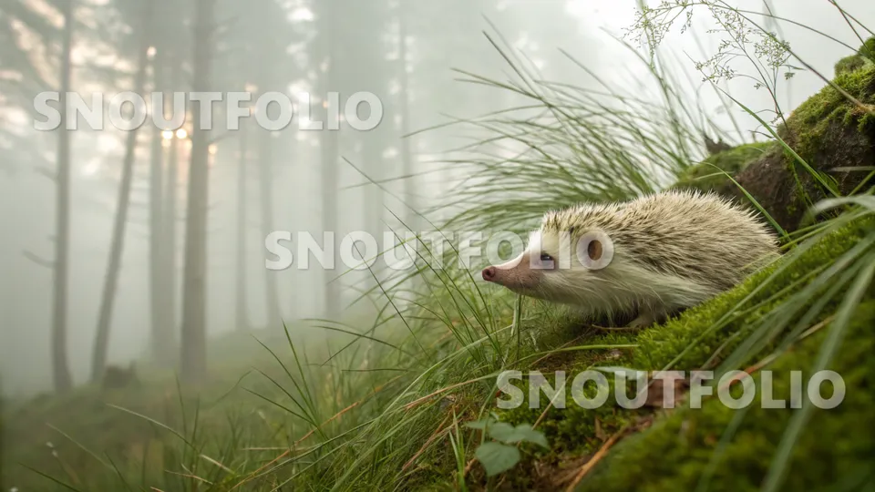 Bold Portrait of the Hugh’s Hedgehog
