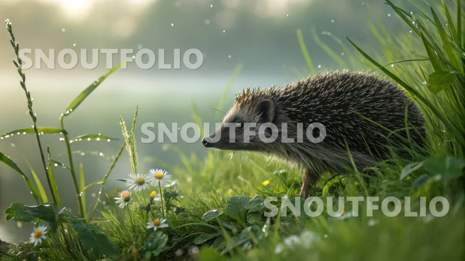 Elegant Presence of the Indian Hedgehog