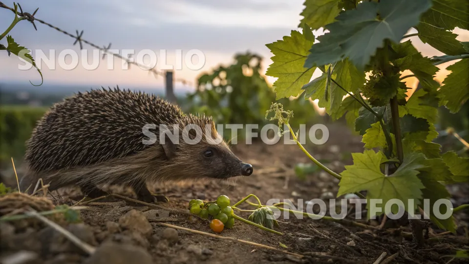 Wild Companion of the European Hedgehog