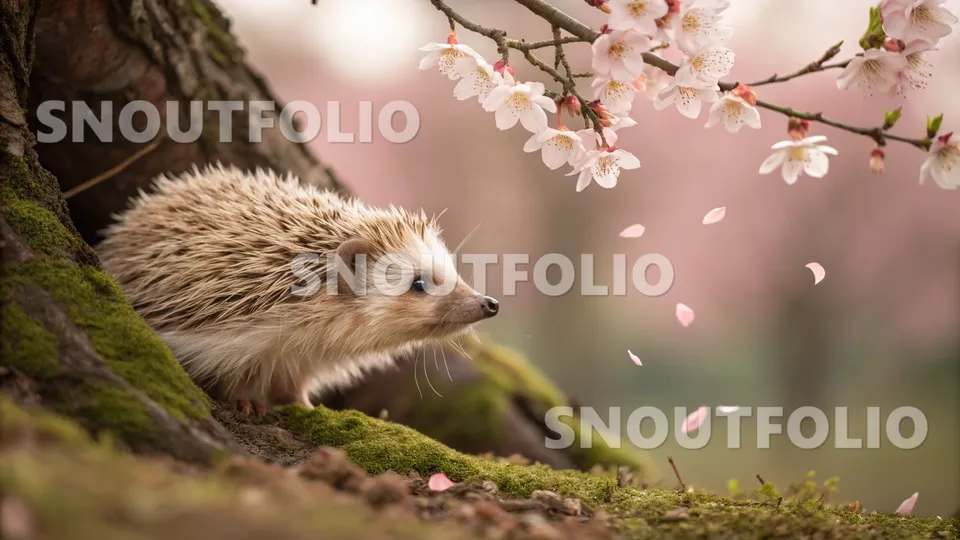 Curious Gaze of the Amur Hedgehog
