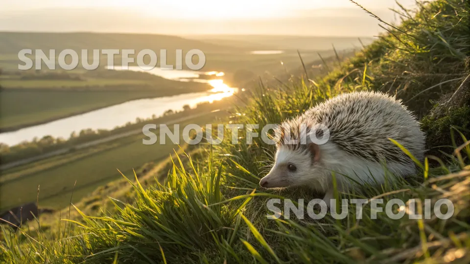 Golden Memory of the Southern White-breasted Hedgehog