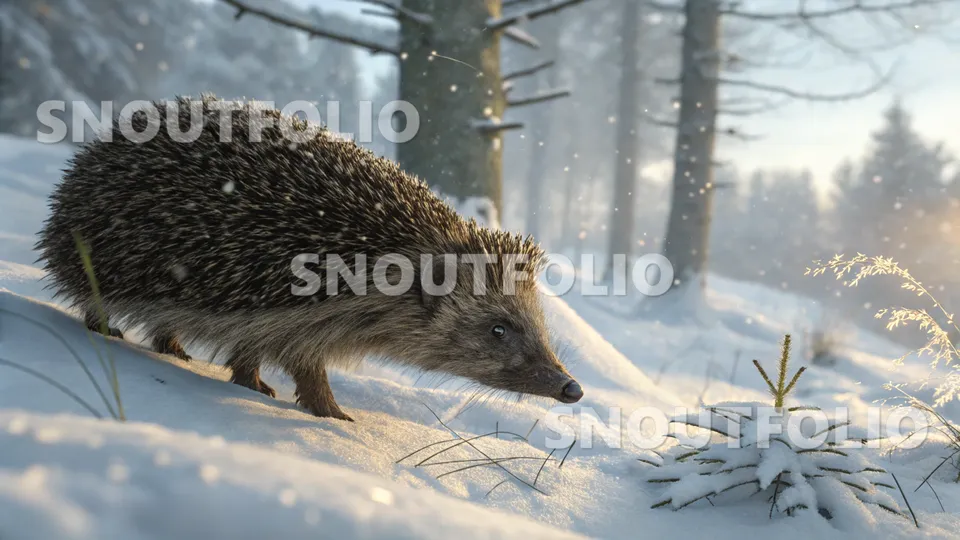 Faithful Sight of the European Hedgehog