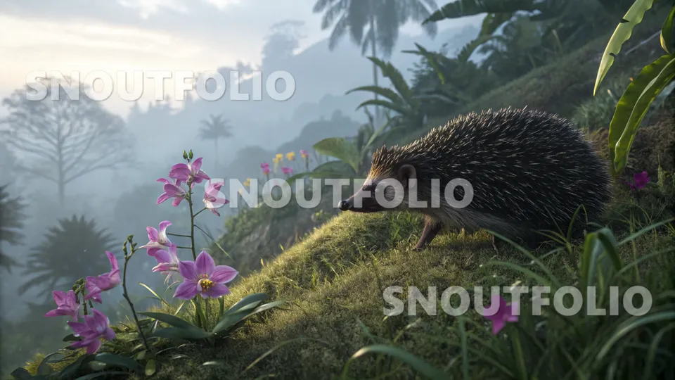 Radiant Flare of the Indian Hedgehog