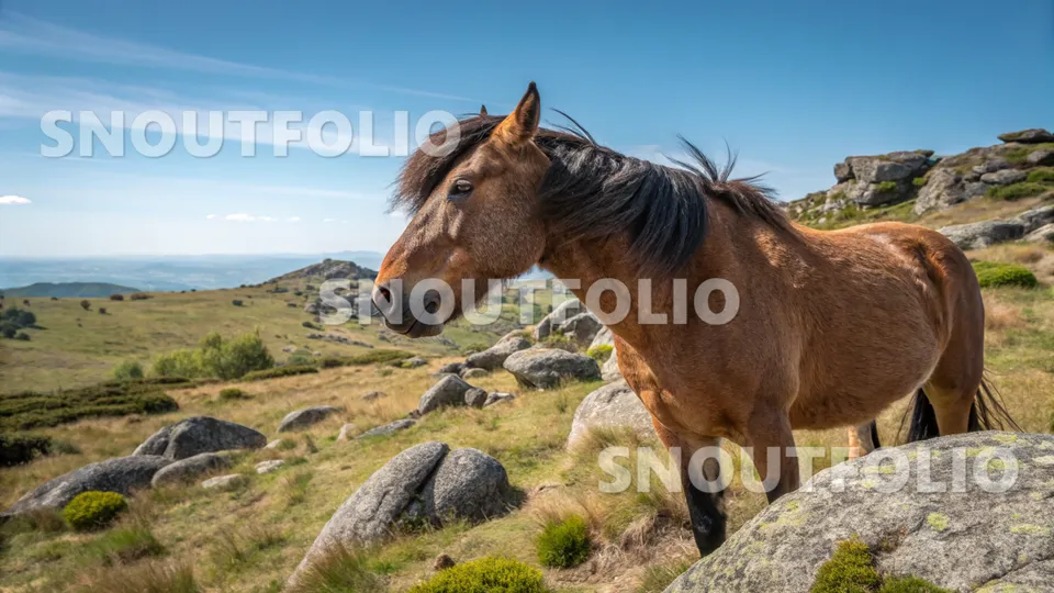 Serene Portrait of the Garrano