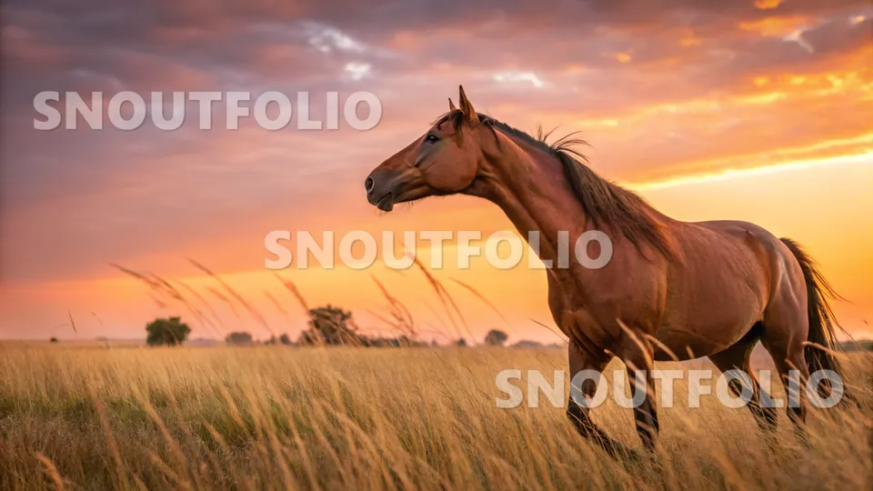 Bold Silhouette of the Mezőhegyes Sport Horse