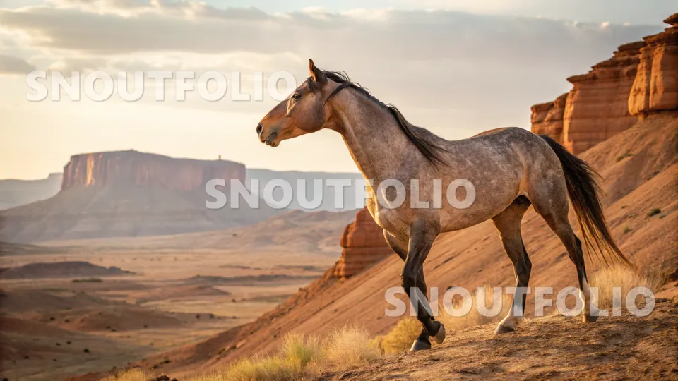 Majestic Presence of the Indian Half-Bred