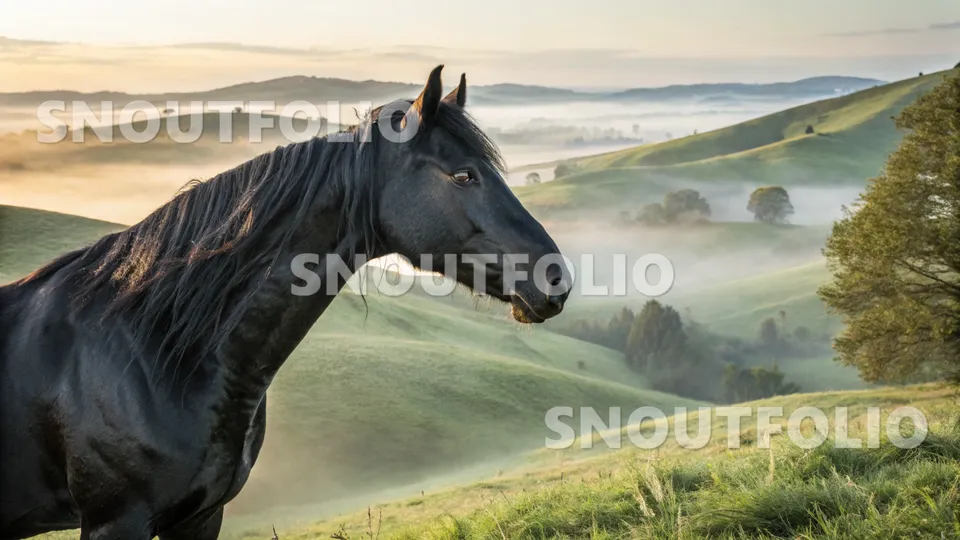 Noble Silhouette of the Tennessee Walker